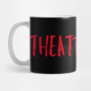 Theatre Lover Red Design Mug